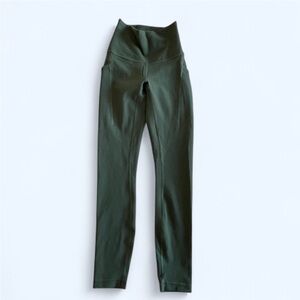 Lululemon Olive Full Leggings (sz 0)